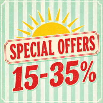 Special offers 15-35%
